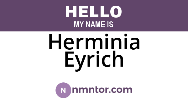 Herminia Eyrich