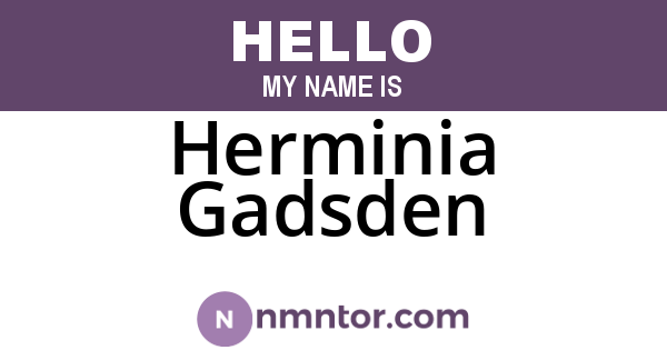 Herminia Gadsden