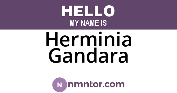 Herminia Gandara