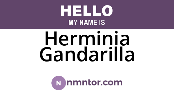 Herminia Gandarilla