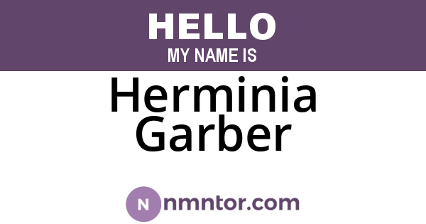 Herminia Garber