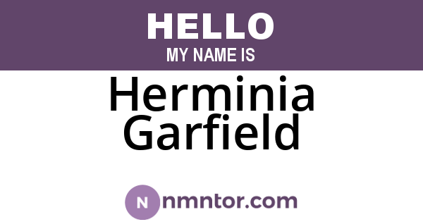 Herminia Garfield