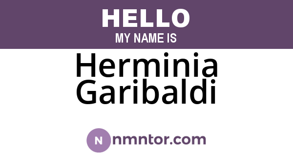 Herminia Garibaldi