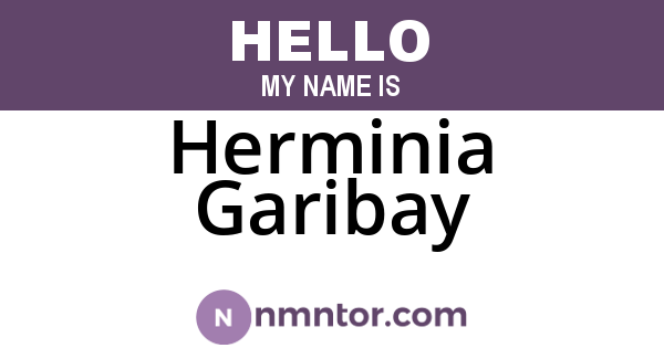 Herminia Garibay