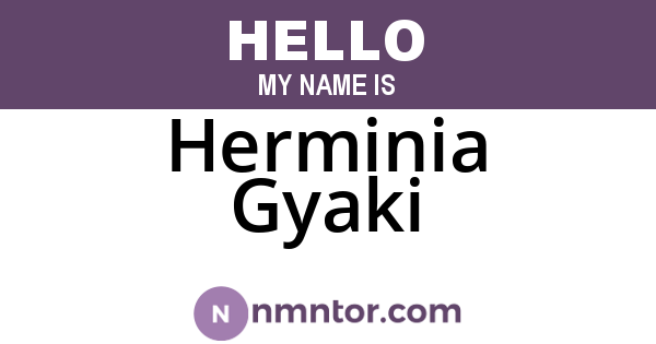 Herminia Gyaki