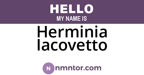 Herminia Iacovetto