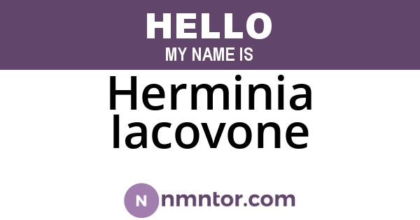 Herminia Iacovone