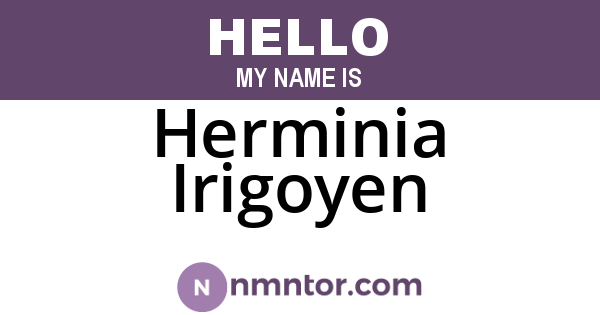 Herminia Irigoyen