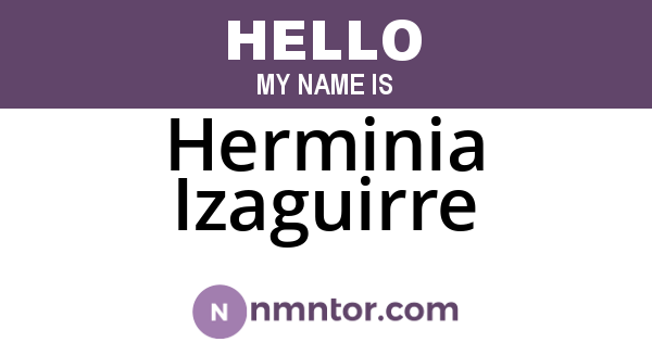 Herminia Izaguirre