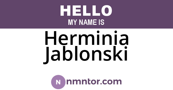 Herminia Jablonski