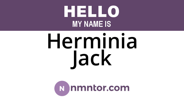 Herminia Jack