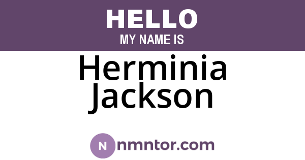 Herminia Jackson