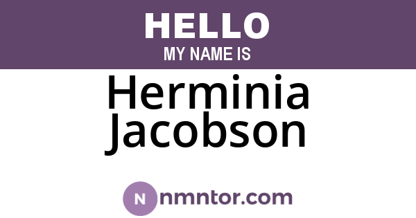 Herminia Jacobson