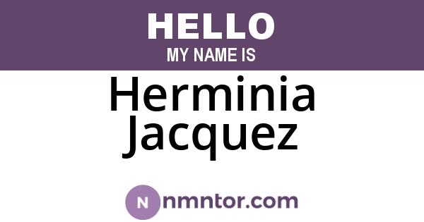 Herminia Jacquez