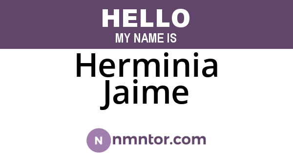Herminia Jaime