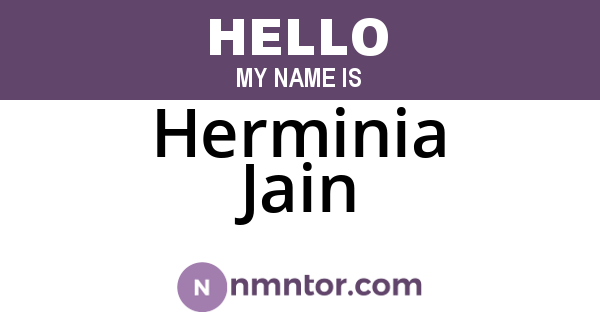 Herminia Jain