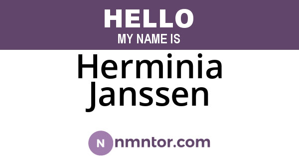 Herminia Janssen