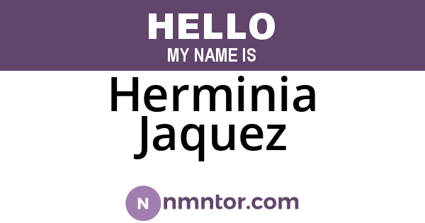 Herminia Jaquez