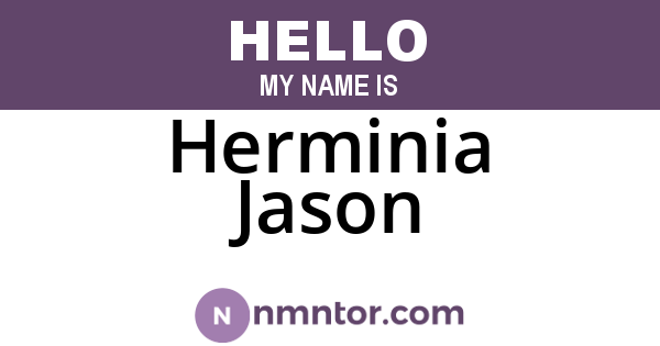 Herminia Jason