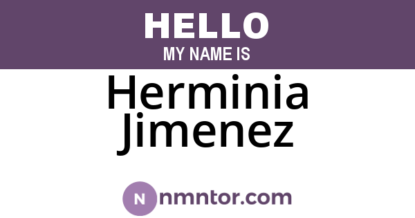 Herminia Jimenez