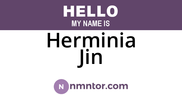 Herminia Jin