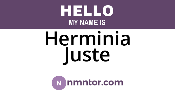 Herminia Juste