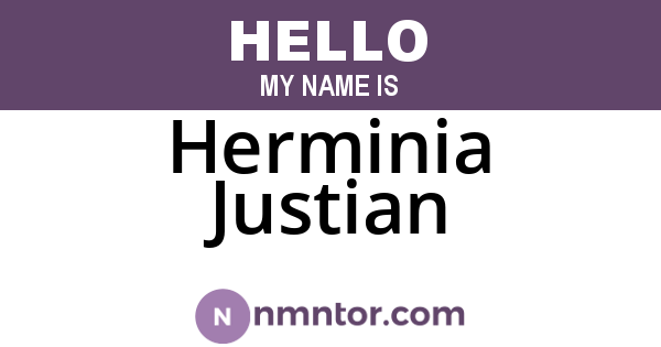Herminia Justian