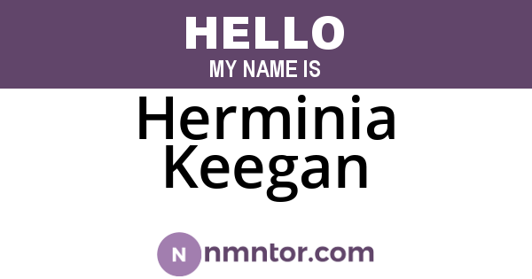 Herminia Keegan