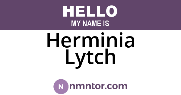 Herminia Lytch