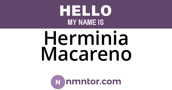 Herminia Macareno