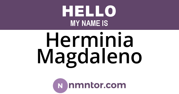 Herminia Magdaleno