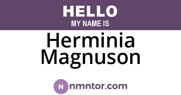 Herminia Magnuson