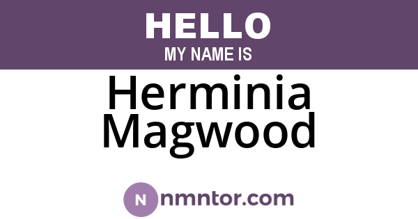 Herminia Magwood