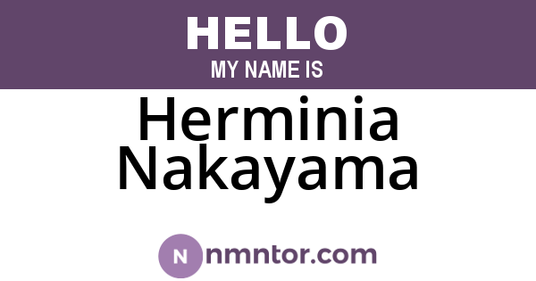 Herminia Nakayama