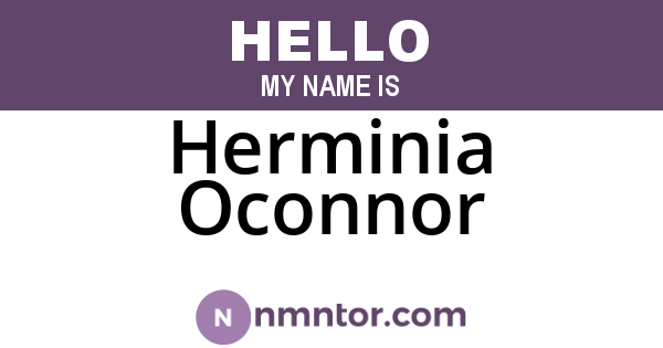 Herminia Oconnor