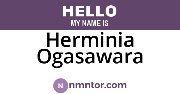 Herminia Ogasawara