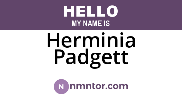 Herminia Padgett