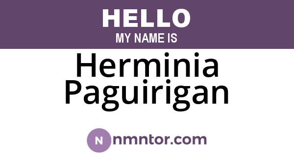Herminia Paguirigan