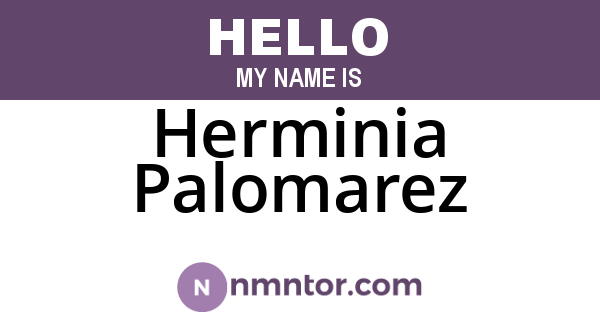 Herminia Palomarez