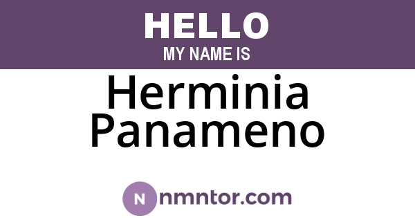 Herminia Panameno