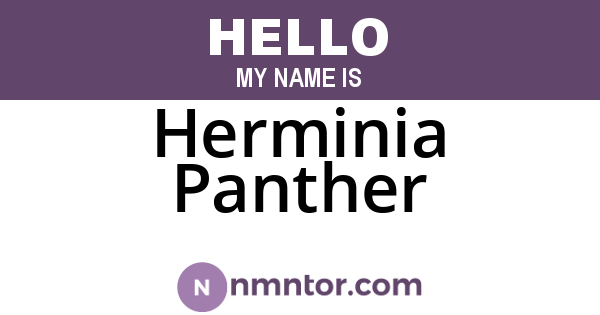 Herminia Panther