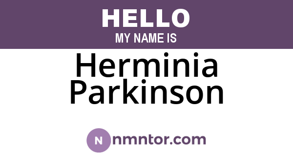 Herminia Parkinson