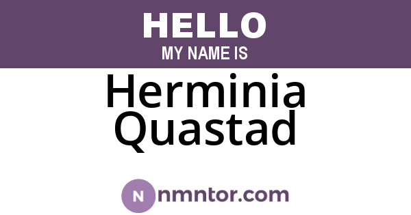 Herminia Quastad