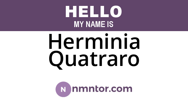 Herminia Quatraro
