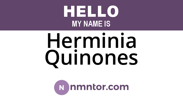 Herminia Quinones