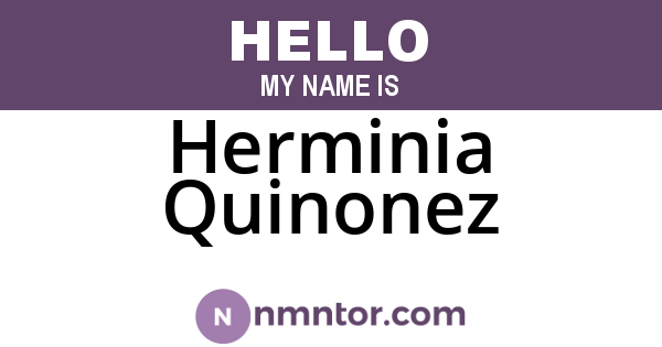 Herminia Quinonez