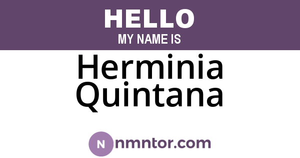 Herminia Quintana