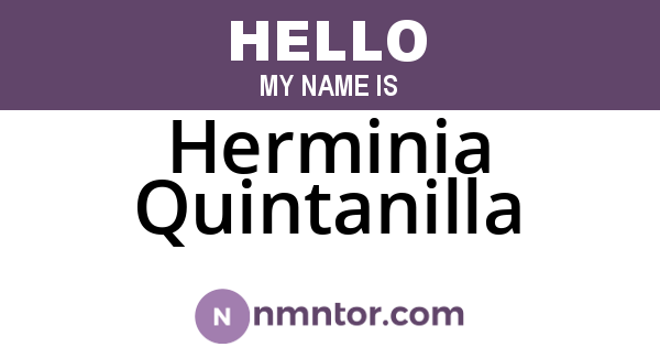 Herminia Quintanilla