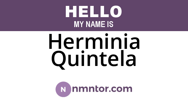 Herminia Quintela