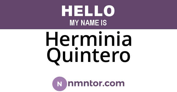 Herminia Quintero